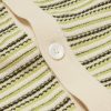 Jackie 60038 Striped Organic Cotton Polo Shirt - CU Jackie 60038 Striped Organic Cotton Polo Shirt - CU