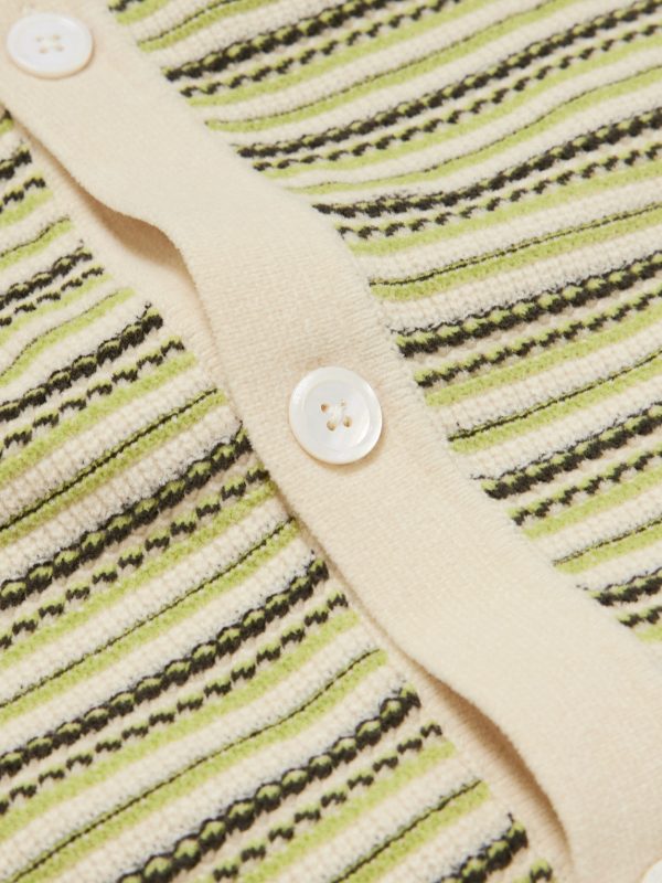 Jackie 60038 Striped Organic Cotton Polo Shirt - CU Jackie 60038 Striped Organic Cotton Polo Shirt - CU