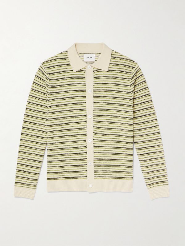 Jackie 60038 Striped Organic Cotton Polo Shirt Jackie 60038 Striped Organic Cotton Polo Shirt