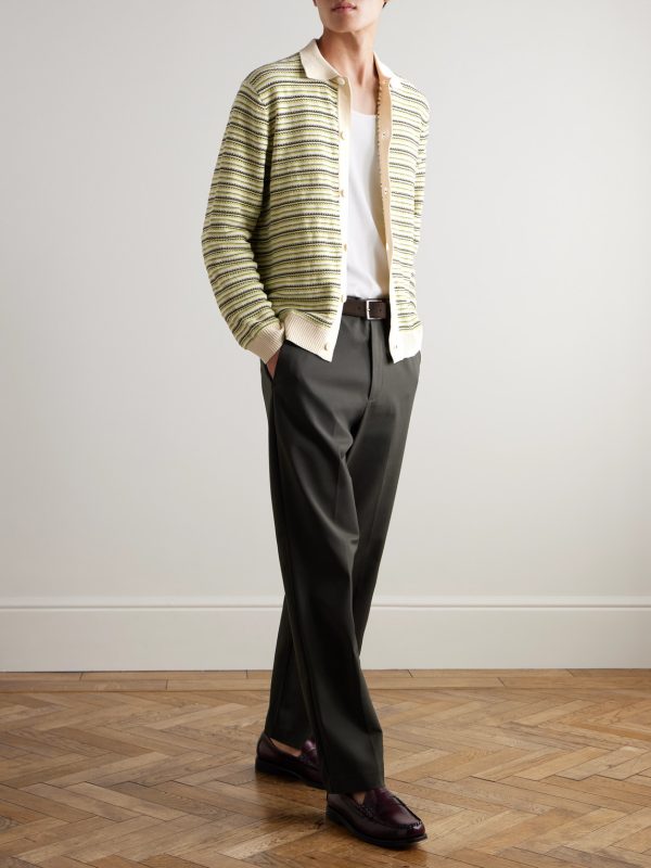 Jackie 60038 Striped Organic Cotton Polo Shirt - OU Jackie 60038 Striped Organic Cotton Polo Shirt - OU