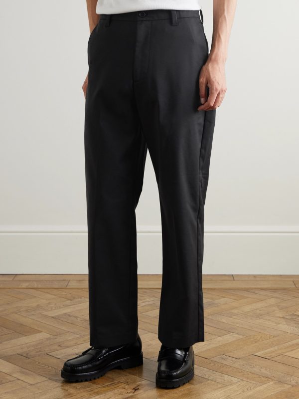 Paw 1089 Straight-Leg Cotton-Blend Twill Trousers - FR Paw 1089 Straight-Leg Cotton-Blend Twill Trousers - FR