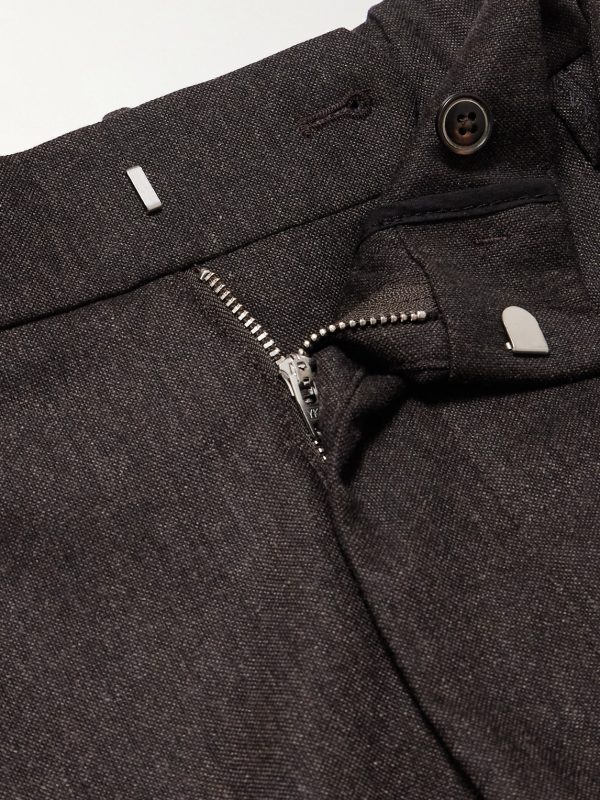 Kay Straight-Leg Pleated Woven Trousers - E1 Kay Straight-Leg Pleated Woven Trousers - E1