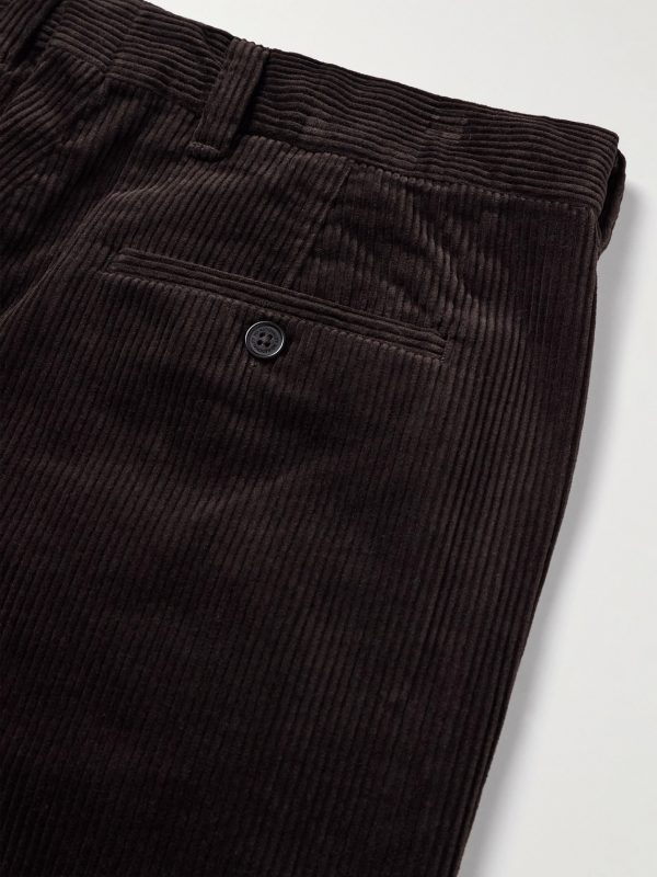Paw 50004 Straight-Leg Organic Cotton-Corduroy Trousers - CU