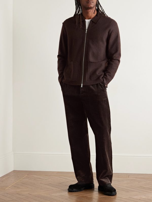 Paw 50004 Straight-Leg Organic Cotton-Corduroy Trousers - OU