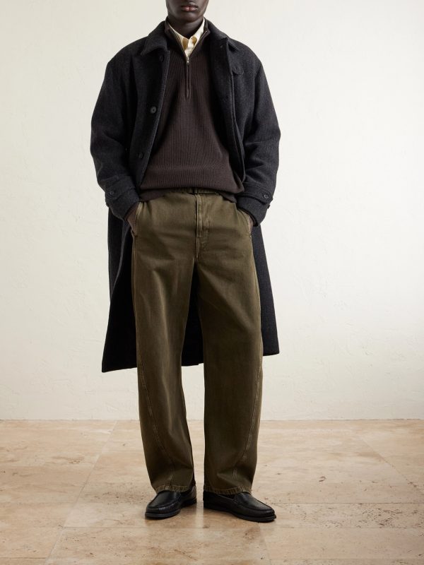 Danny 6429 Ribbed-Knit Half-Zip Sweater - OU