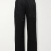 Kay 1420 Wide-Leg Pleated Organic Cotton-Blend Twill Trousers Kay 1420 Wide-Leg Pleated Organic Cotton-Blend Twill Trousers