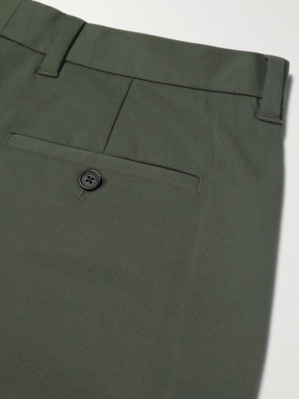 Paw 1089 Straight-Leg Cotton-Blend Twill Trousers - CU Paw 1089 Straight-Leg Cotton-Blend Twill Trousers - CU