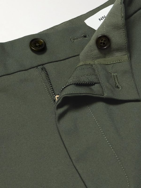 Paw 1089 Straight-Leg Cotton-Blend Twill Trousers - E1 Paw 1089 Straight-Leg Cotton-Blend Twill Trousers - E1