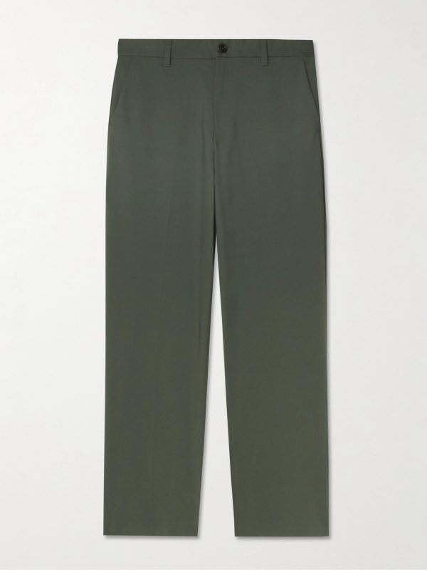 Paw 1089 Straight-Leg Cotton-Blend Twill Trousers Paw 1089 Straight-Leg Cotton-Blend Twill Trousers