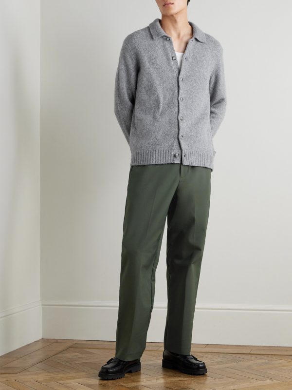 Paw 1089 Straight-Leg Cotton-Blend Twill Trousers - OU Paw 1089 Straight-Leg Cotton-Blend Twill Trousers - OU