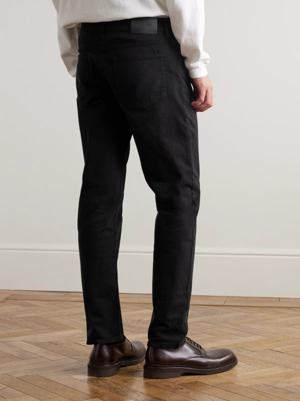 Tony 1923 Straight-Leg Garment-Dyed Organic Cotton-Blend Twill Trousers - BK Tony 1923 Straight-Leg Garment-Dyed Organic Cotton-Blend Twill Trousers - BK