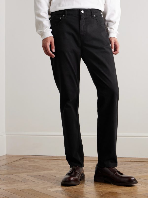 Tony 1923 Straight-Leg Garment-Dyed Organic Cotton-Blend Twill Trousers - FR Tony 1923 Straight-Leg Garment-Dyed Organic Cotton-Blend Twill Trousers - FR