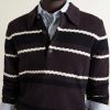 Alfie 60019 Striped Organic Cotton Polo Shirt - CU