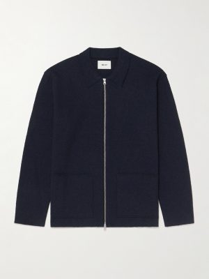 Jonas 6398 Brushed-Wool Zip-Up Cardigan Jonas 6398 Brushed-Wool Zip-Up Cardigan