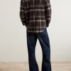 Deon 5465 Checked Organic Cotton-Flannel Shirt - BK