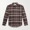 Deon 5465 Checked Organic Cotton-Flannel Shirt