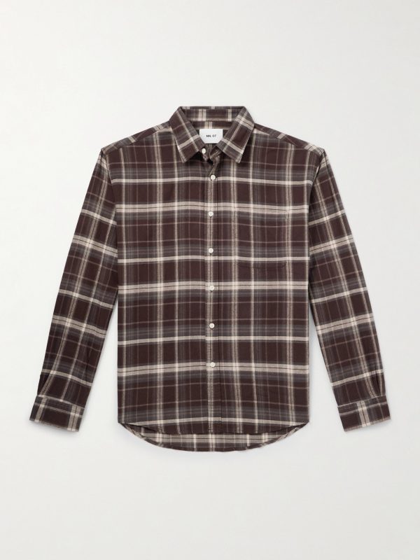 Deon 5465 Checked Organic Cotton-Flannel Shirt