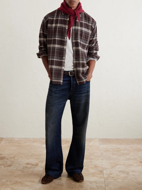 Deon 5465 Checked Organic Cotton-Flannel Shirt - OU