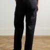 Mylo Straight-Leg Organic Cotton-Blend Cargo Trousers - BK Mylo Straight-Leg Organic Cotton-Blend Cargo Trousers - BK