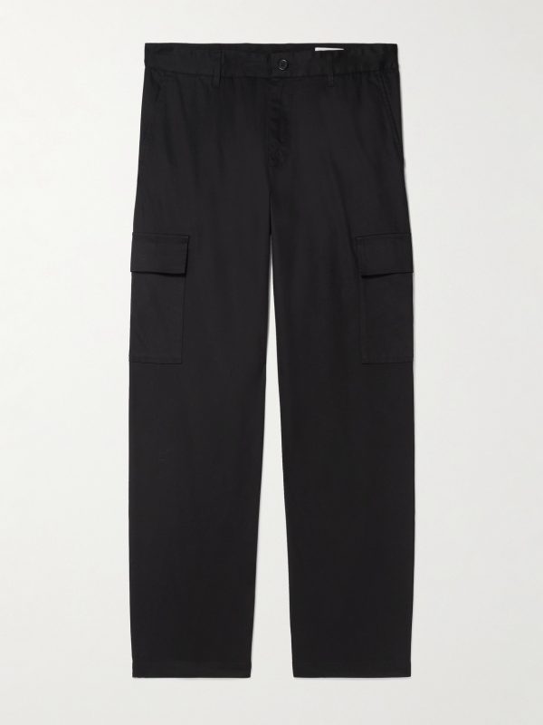 Mylo Straight-Leg Organic Cotton-Blend Cargo Trousers Mylo Straight-Leg Organic Cotton-Blend Cargo Trousers