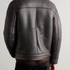 Atkinson 8173 Shearling Bomber Jacket - BK
