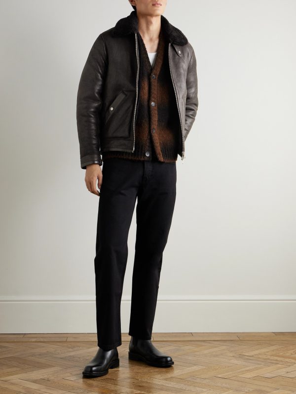 Atkinson 8173 Shearling Bomber Jacket - OU