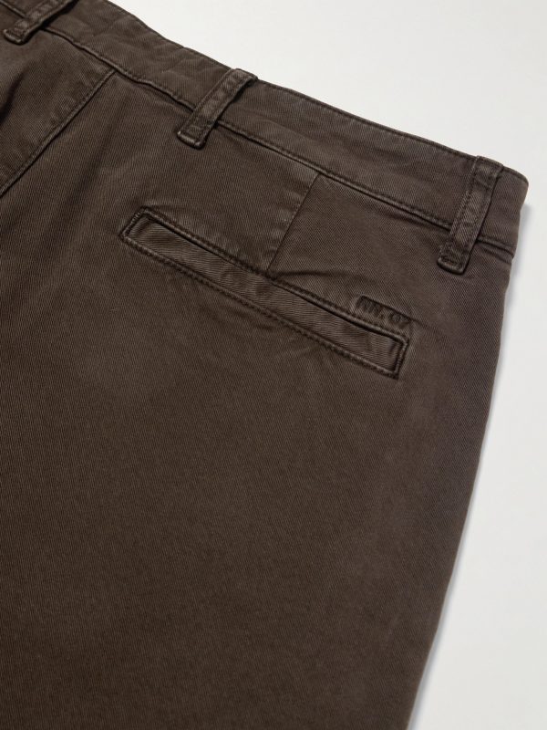 Aden 1923 Straight-Leg Organic Cotton-Blend Twill Chinos - CU