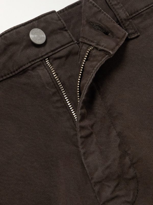 Aden 1923 Straight-Leg Organic Cotton-Blend Twill Chinos - E1