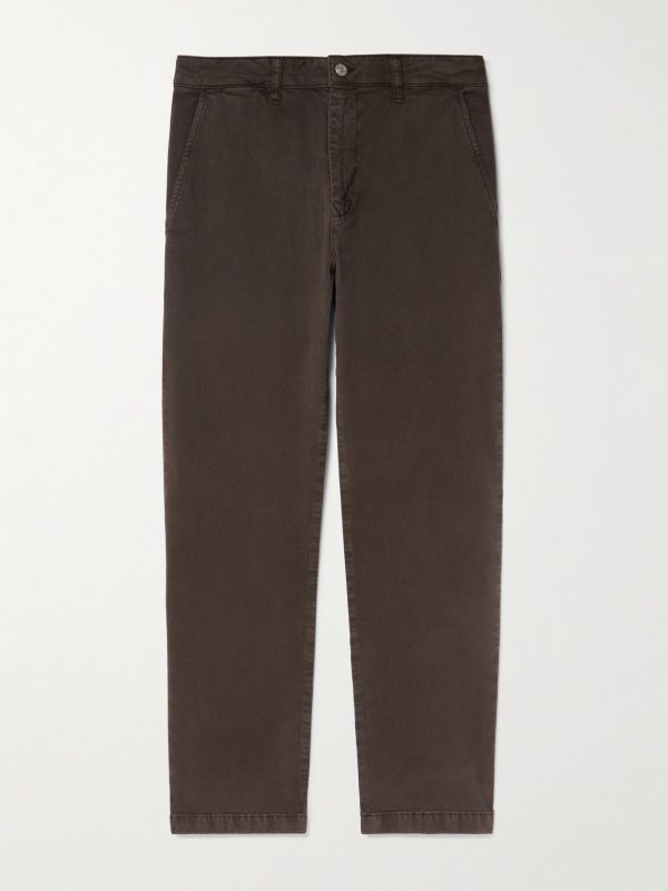 Aden 1923 Straight-Leg Organic Cotton-Blend Twill Chinos