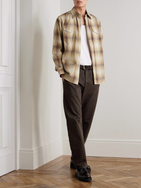 Aden 1923 Straight-Leg Organic Cotton-Blend Twill Chinos - OU
