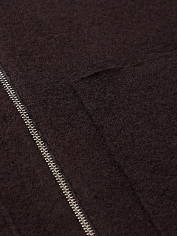 Jonas 6398 Brushed-Wool Zip-Up Cardigan - E1