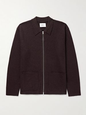 Jonas 6398 Brushed-Wool Zip-Up Cardigan Jonas 6398 Brushed-Wool Zip-Up Cardigan