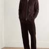 Jonas 6398 Brushed-Wool Zip-Up Cardigan - OU