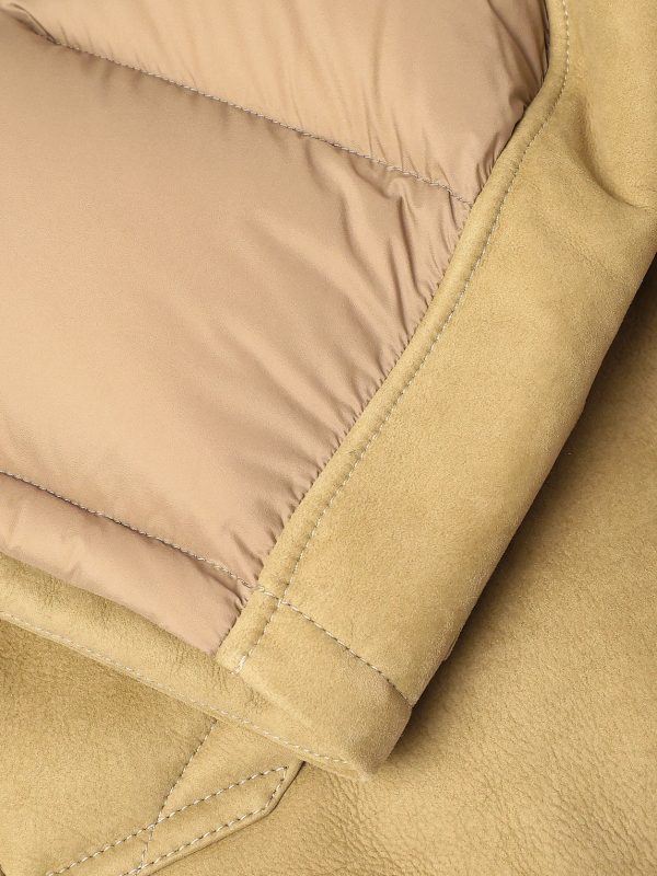 Tonnay Shearling-Trimmed Suede Down Jacket - E1 Tonnay Shearling-Trimmed Suede Down Jacket - E1