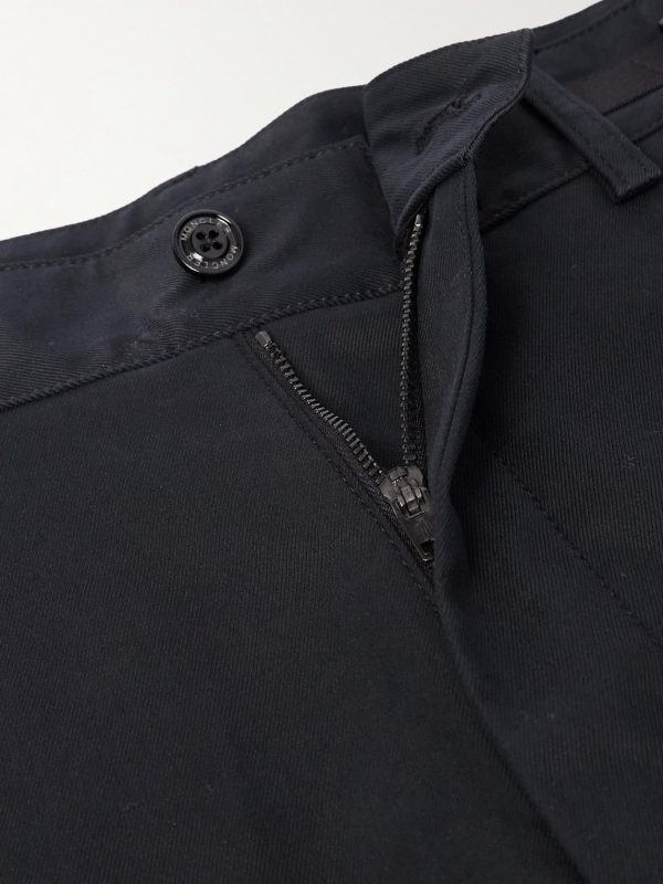 Straight-Leg Pleated Stretch-Cotton Gabardine Cargo Trousers - E1 Straight-Leg Pleated Stretch-Cotton Gabardine Cargo Trousers - E1