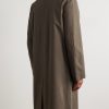 Stretch-Cotton Shell Trench Coat - BK
