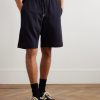 Wide-Leg Cotton-Jersey Drawstring Shorts - FR Wide-Leg Cotton-Jersey Drawstring Shorts - FR