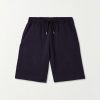 Wide-Leg Cotton-Jersey Drawstring Shorts Wide-Leg Cotton-Jersey Drawstring Shorts