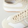 Suede-Trimmed Leather Sneakers - CU
