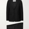 Slim-Fit Grain de Poudre Wool Suit