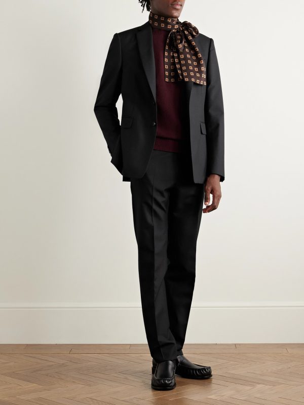 Slim-Fit Grain de Poudre Wool Suit - OU