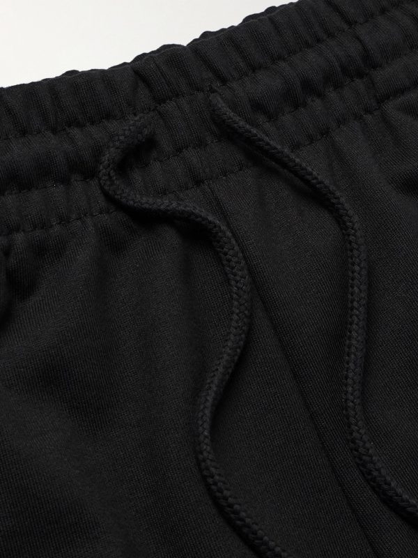 Wide-Leg Cotton-Jersey Drawstring Shorts - CU