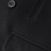 Oversized Double-Breasted Wool-Blend Twill Coat - E1