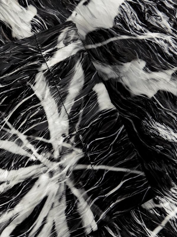 Printed Coated-Shell Trench Coat - E1 Printed Coated-Shell Trench Coat - E1