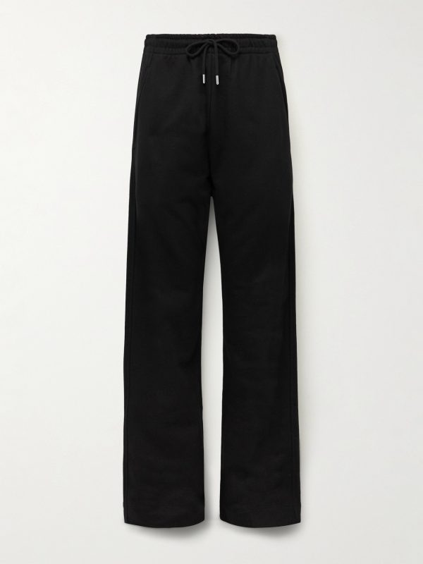 Straight-Leg Cotton-Jersey Sweatpants