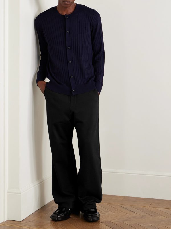 Straight-Leg Cotton-Jersey Sweatpants - OU