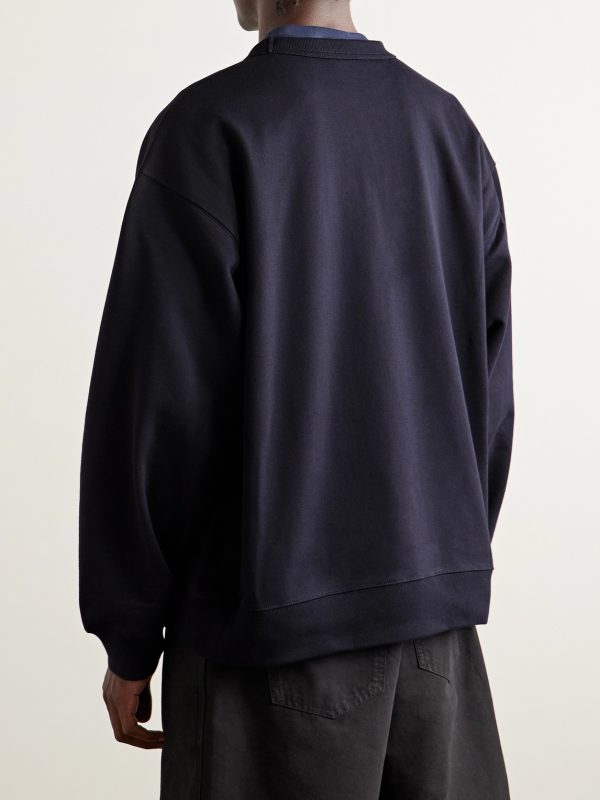 Oversized Cotton-Jersey Sweatshirt - BK