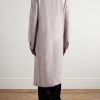 Double-Breasted Wool-Twill Coat - BK