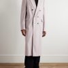 Double-Breasted Wool-Twill Coat - FR