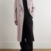 Double-Breasted Wool-Twill Coat - OU